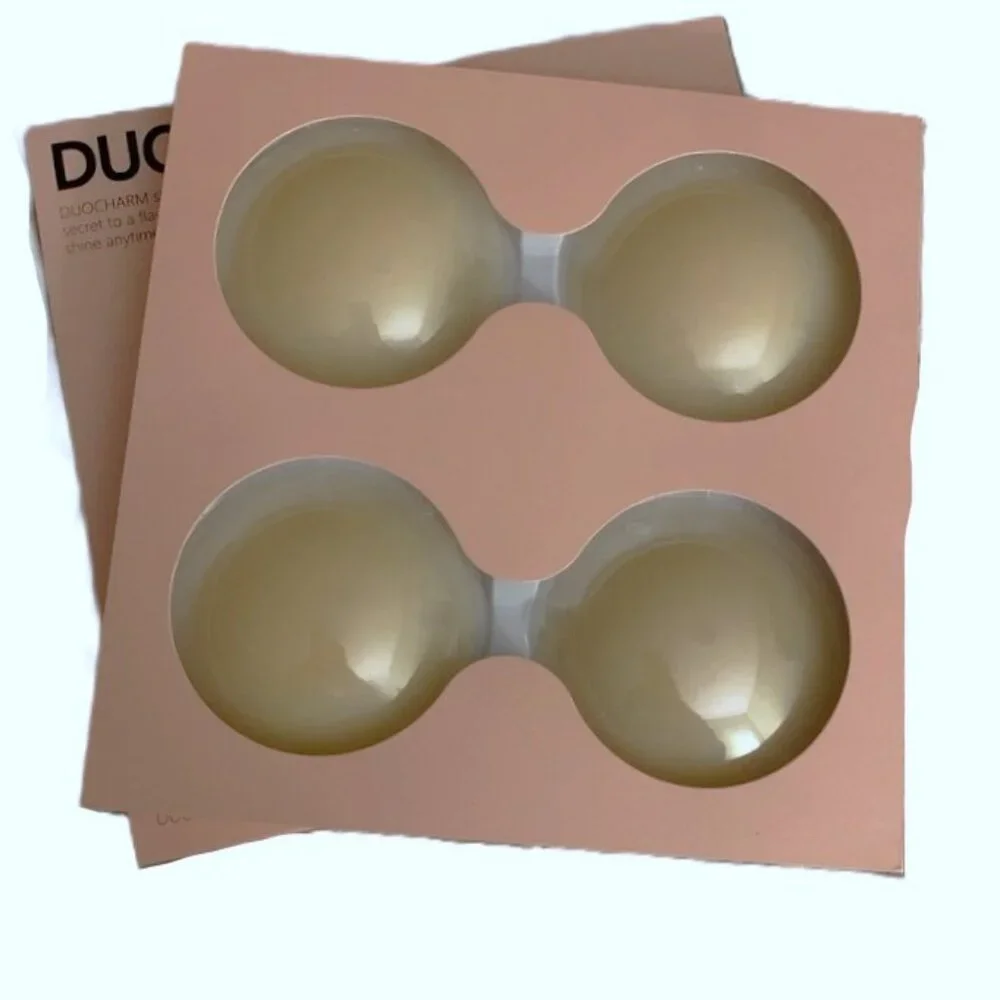 Reusable Silicone Nipple Covers Pasties 4 Pack Nude - Picture 3 of 4